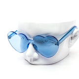 12 Pack: Heart Polycarbonate Full Color Wholesale Sunglasses
