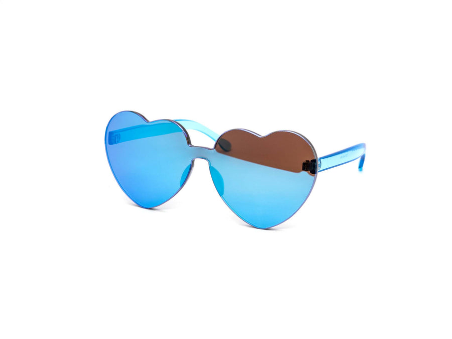 12 Pack: Solo Heart Assorted Color Mirror Wholesale Sunglasses