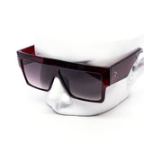 12 Pack: Oversized Luxurious Flat-top Chunky Gradient Wholesale Sunglasses