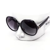 12 Pack: Modern Classy Oversized Round Gold Accent Wholesale Sunglasses