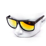 12 Pack: Kush Wood Terminator Burnt Mirror Wholesale Sunglasses