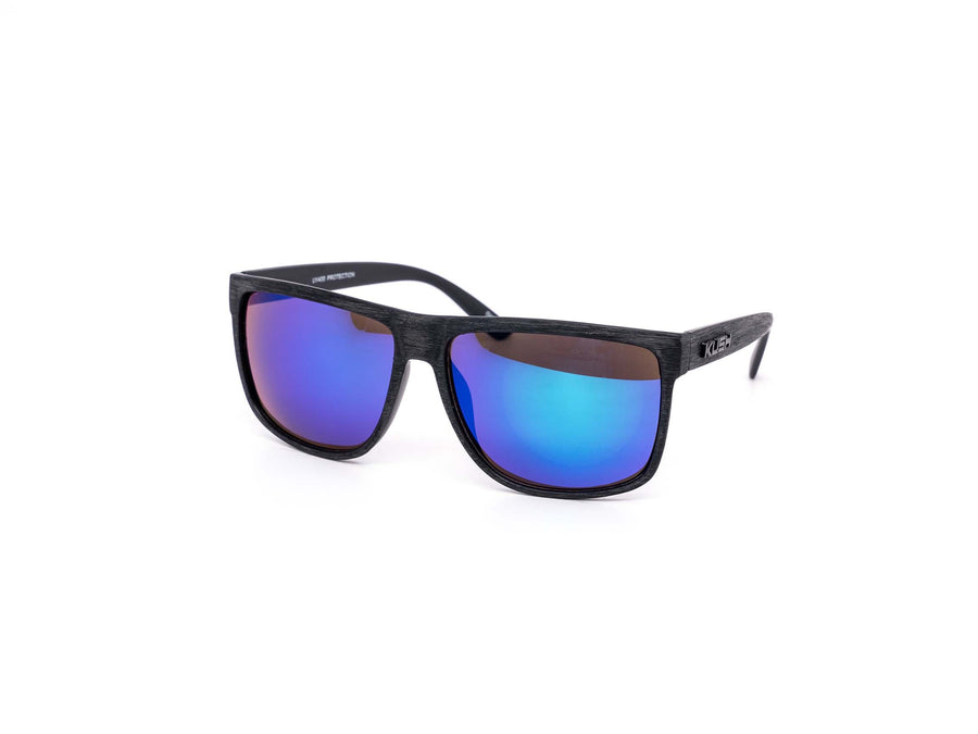 12 Pack: Kush Wood Terminator Burnt Mirror Wholesale Sunglasses