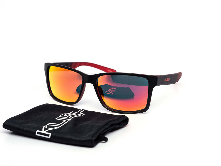 12 Pack: Kush Fadeout Metallic Logo Wholesale Sunglasses