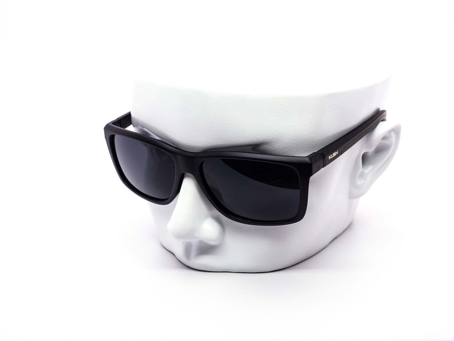 12 Pack: Kush Rebel Metallic Logo Matte Finish Wholesale Sunglasses