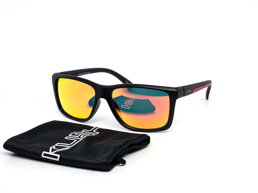 12 Pack: Kush Performance Metallic Logo Inline Wholesale Sunglasses