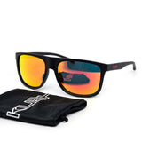 12 Pack: Kush Rebel Laser Etched Logo All Black Mirror Wholesale Sunglasses