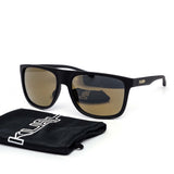 12 Pack: Kush Rebel Laser Etched Logo All Black Mirror Wholesale Sunglasses