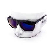 12 Pack: Kush Rebel Laser Etched Logo All Black Mirror Wholesale Sunglasses