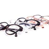 12 Pack: Modern Round Cateye Blue Light Filter Wholesale Glasses