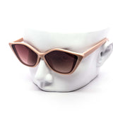 12 Pack: Modern Classy Thin Bezel Flat Lens Cat Eye Sunglasses