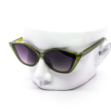 12 Pack: Modern Classy Thin Bezel Flat Lens Cat Eye Sunglasses