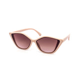 12 Pack: Modern Classy Thin Bezel Flat Lens Cat Eye Sunglasses