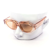 12 Pack: Heron Chunky Hexagonal Round Fashion Wholesale Sunglasses