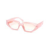 12 Pack: Heron Chunky Hexagonal Round Fashion Wholesale Sunglasses