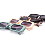 12 Pack: Retro Chunky Urban Matte Gradient Wholesale Sunglasses