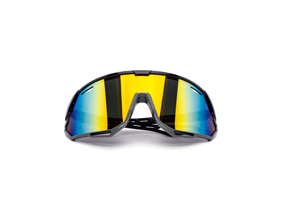 12 Pack: Cortana Performance Mirror Shield Full Frame Wholesale Sunglasses