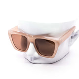 12 Pack: Oversized Plain Jane Chunky MVL Wholesale Sunglasses