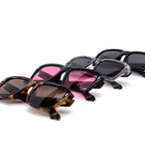 12 Pack: Iconic Square Shades with Metal Arrow Accents Wholesale Sunglasses