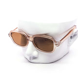 12 Pack: Trendy Square Oval Minimalist Wholesale Sunglasses