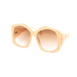 12 Pack: Unique Oversized Oblique Round Wholesale Sunglasses