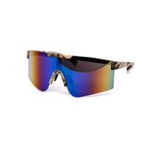 12 Pack: Oversized Minimalist Camouflage Sports Wholesale Sunglasses