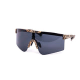 12 Pack: Oversized Minimalist Camouflage Sports Wholesale Sunglasses