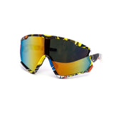 12 Pack: Full Frame Sports Toon Camo Burnt Mirror Wholesale Sunglasses