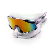 12 Pack: Full Frame Sports Toon Camo Burnt Mirror Wholesale Sunglasses