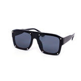 12 Pack: High Fashion Rimless Spike Studded Square Wholesale Sunglasses