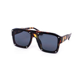 12 Pack: High Fashion Rimless Spike Studded Square Wholesale Sunglasses