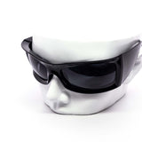 12 Pack: Oversized Raven Full Wrap Wholesale Fashion Sunglasses