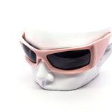 12 Pack: Oversized Raven Full Wrap Wholesale Fashion Sunglasses