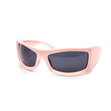 12 Pack: Oversized Raven Full Wrap Wholesale Fashion Sunglasses