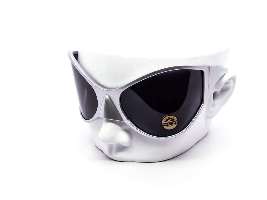 12 Pack: Polarized Oversized High-fashion Full Wrap Wholesale Sunglasses