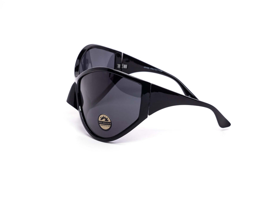 12 Pack: Polarized Oversized High-fashion Full Wrap Wholesale Sunglasses