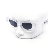 12 Pack: Unique Concave Chunky Cateye Wholesale Fashion Sunglasses