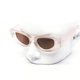 12 Pack: Unique Concave Chunky Cateye Wholesale Fashion Sunglasses