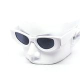 12 Pack: Unique Concave Chunky Cateye Wholesale Fashion Sunglasses