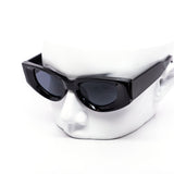 12 Pack: Unique Concave Chunky Cateye Wholesale Fashion Sunglasses