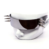 12 Pack: Cyberpunk Spiked Visor Wholesale Sunglasses