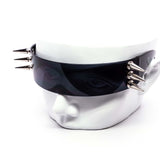 12 Pack: Cyberpunk Spiked Visor Wholesale Sunglasses