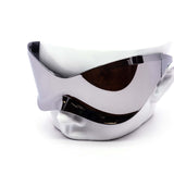 12 Pack: Oversized Face Contour Shield Black Mirror Wholesale Sunglasses