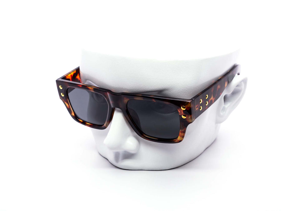 12 Pack: Trendy Chunky Studded Square Gradient Wholesale Sunglasses