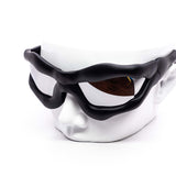 12 Pack: Unique Oversized Slimer Mirror Wholesale Fashion Sunglasses