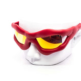 12 Pack: Unique Oversized Slimer Mirror Wholesale Fashion Sunglasses