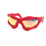 12 Pack: Unique Oversized Slimer Mirror Wholesale Fashion Sunglasses