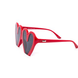 12 Pack: Oversized Cartoony Flat Heart Wholesale Sunglasses