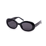 12 Pack: Everyday Trendy Chunky Oval Wholesale Sunglasses