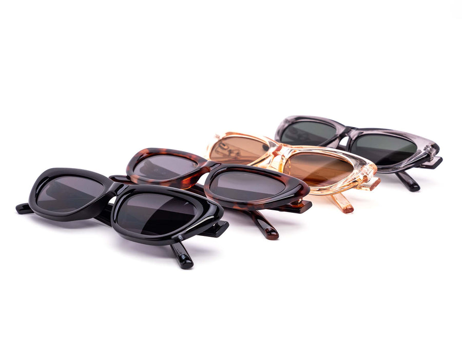 12 Pack: Slim Supernova Oval Cateye Wholesale Sunglasses