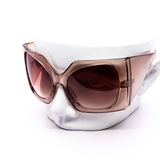 12 Pack: Oversized Owen Shield Wrap-around Wholesale Sunglasses